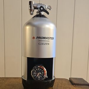 Citizen Promaster Men's Dive Watch with Blue and Red Bezel